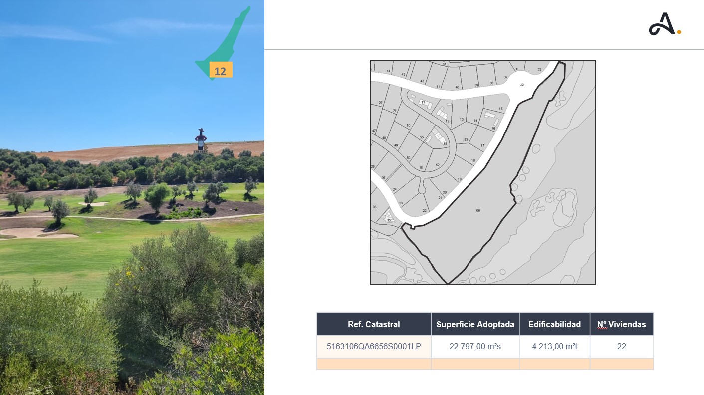 Terreno urbano en venta en urb Montecastillo los Garciagos