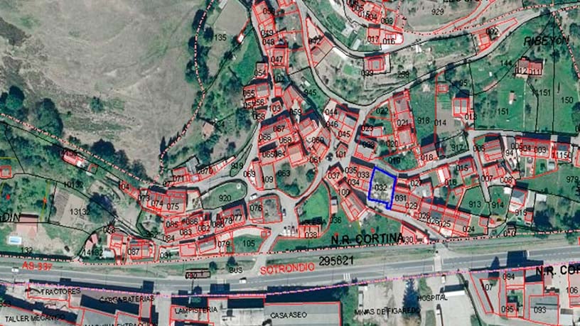 Terreno urbano en venta en lugar Cortina Figaredo
