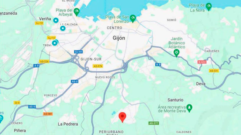 Terrain aménageable à vendre à cmno Pumarada