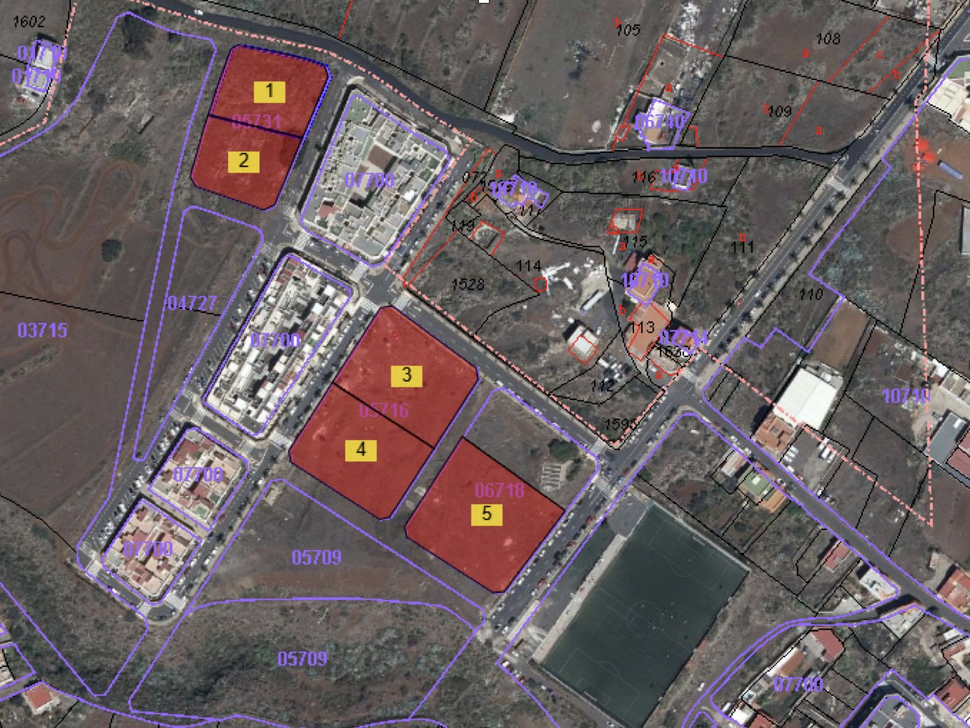Terrain urbain Dans Rue el Mollero, Santa Cruz de Tenerife, Santa Cruz de Tenerife