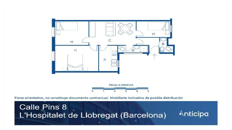 Piso en venta en calle Pins