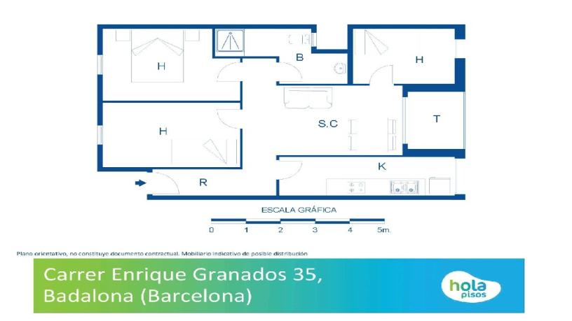 Piso en venta en calle Enrique Granados