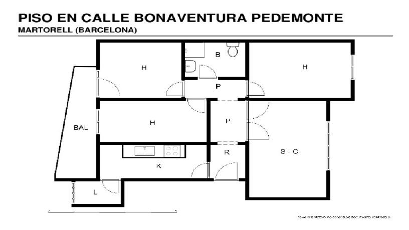 Piso en venta en calle Bonaventura Pedemonte
