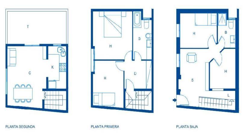 Chalet adosado en venta en calle Pau Piferrer
