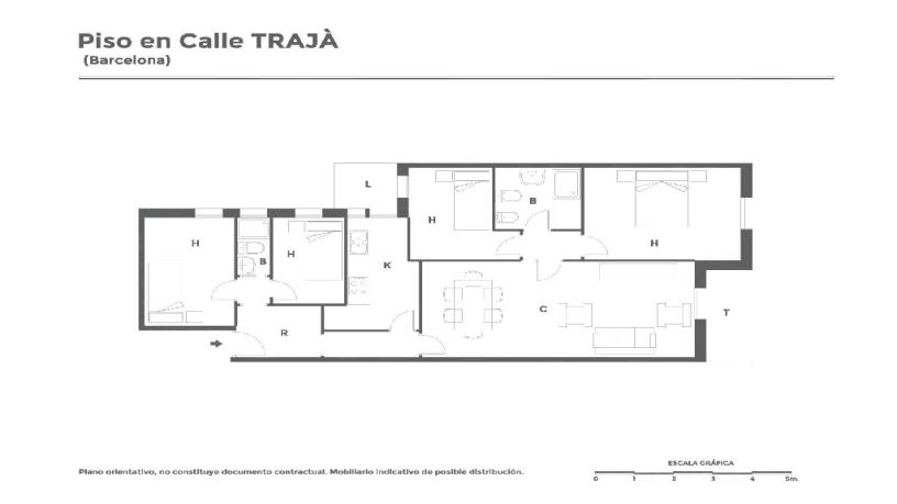Flat for sale in calle Traja