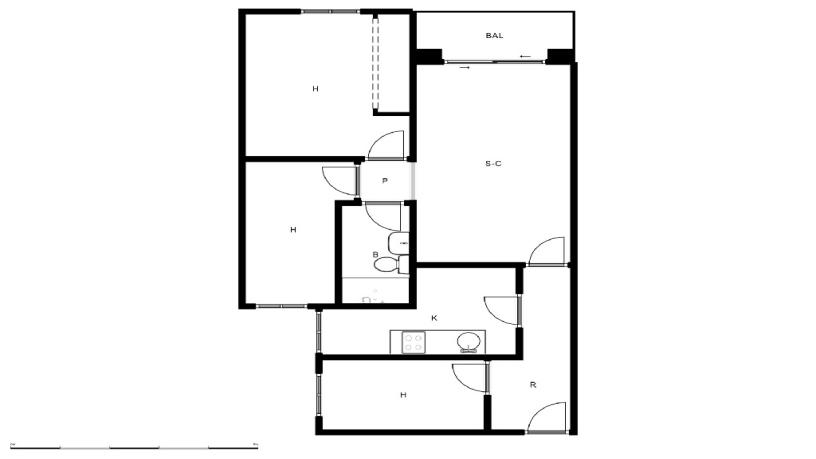 Piso en venta en calle Tamarit
