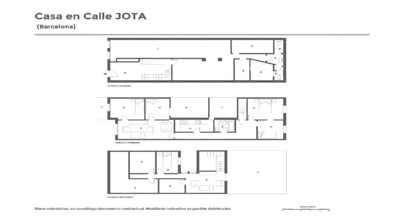 Chalet adosado en venta en calle Jota