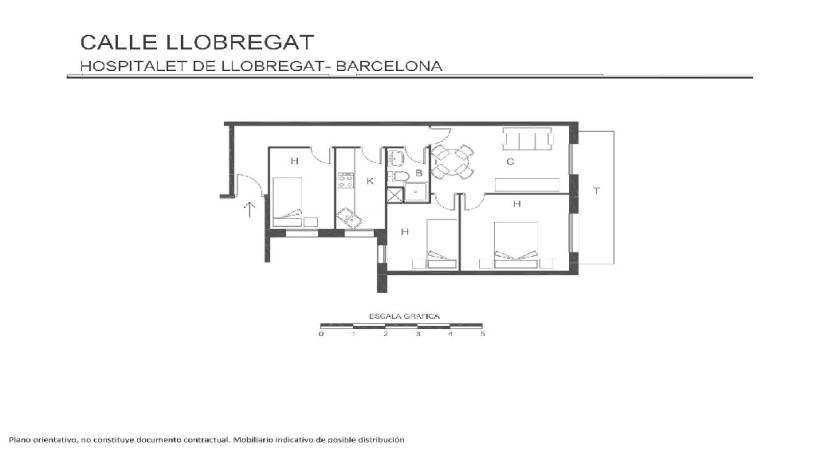 Flat for sale in calle Llobregat del
