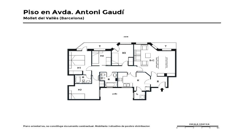 Piso en venta en avda Antoni Gaudi