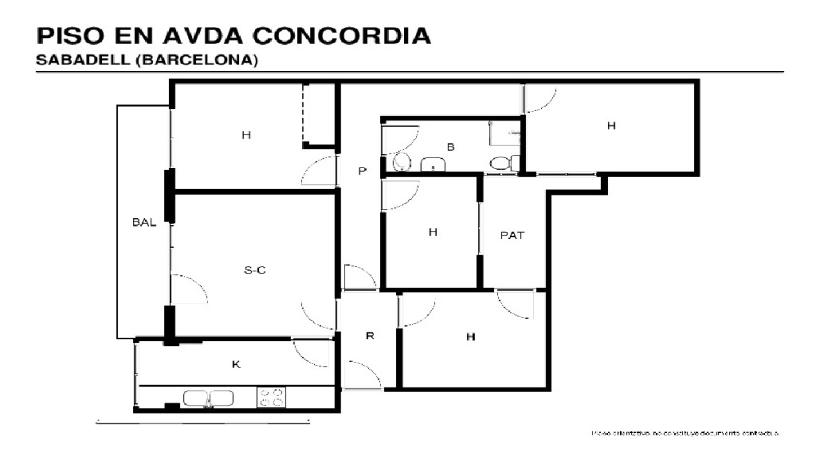 Piso en venta en avda Concordia