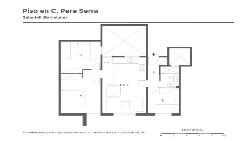 Piso en venta en psaje De Pere Serra