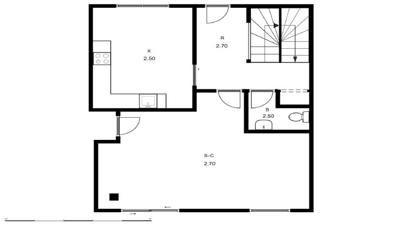 Chalet adosado en venta en calle Grecia