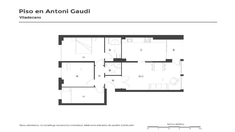 Piso en venta en avda Antoni Gaudi