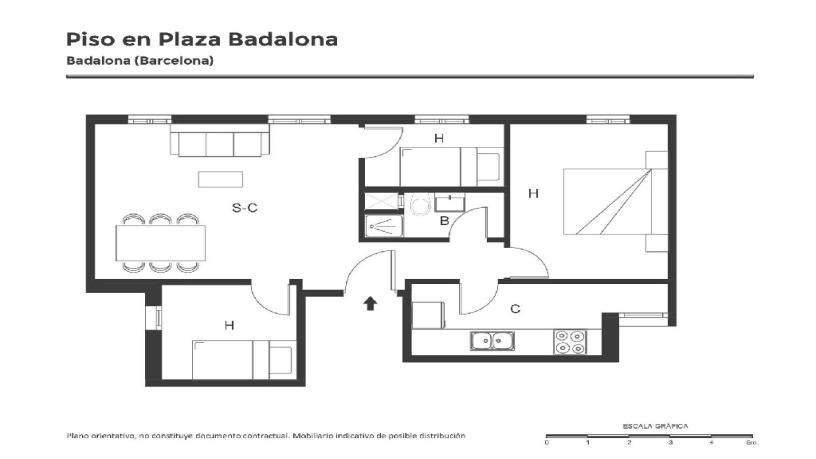 Piso en venta en plaza Badalona