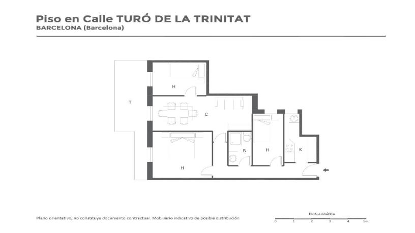 Piso en venta en calle Turo de la Trinitat