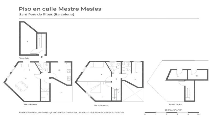Chalet adosado en venta en calle Mestres Mesias