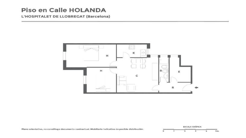 Piso en venta en calle Holanda
