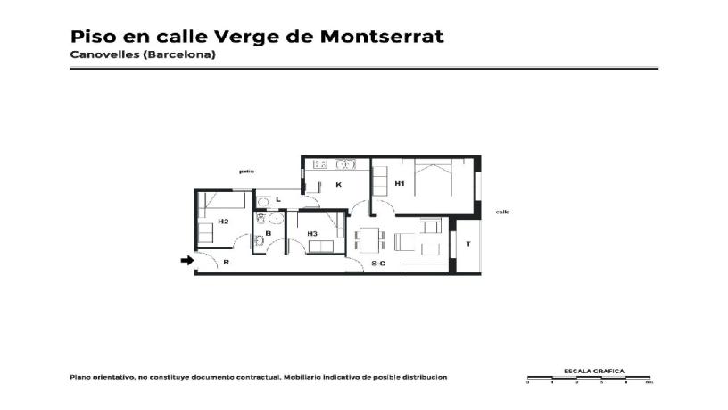 Piso en venta en calle Verge de Montserrat