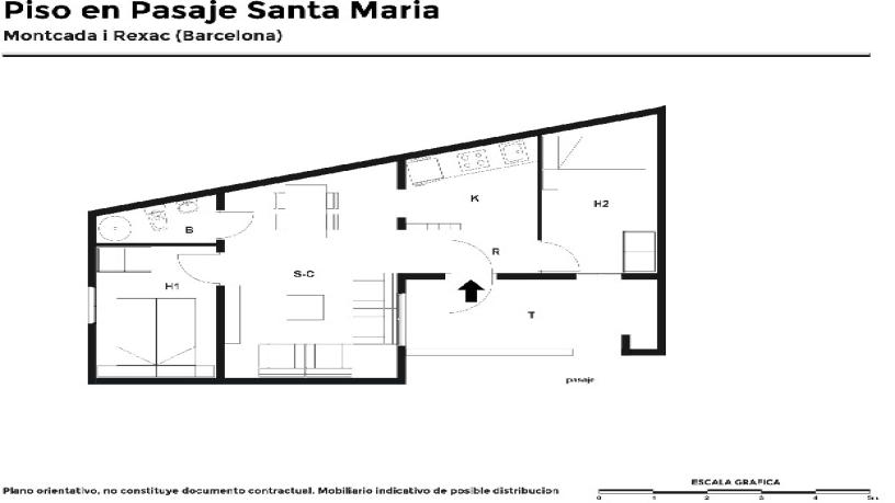 Flat for sale in psaje De Santa Maria