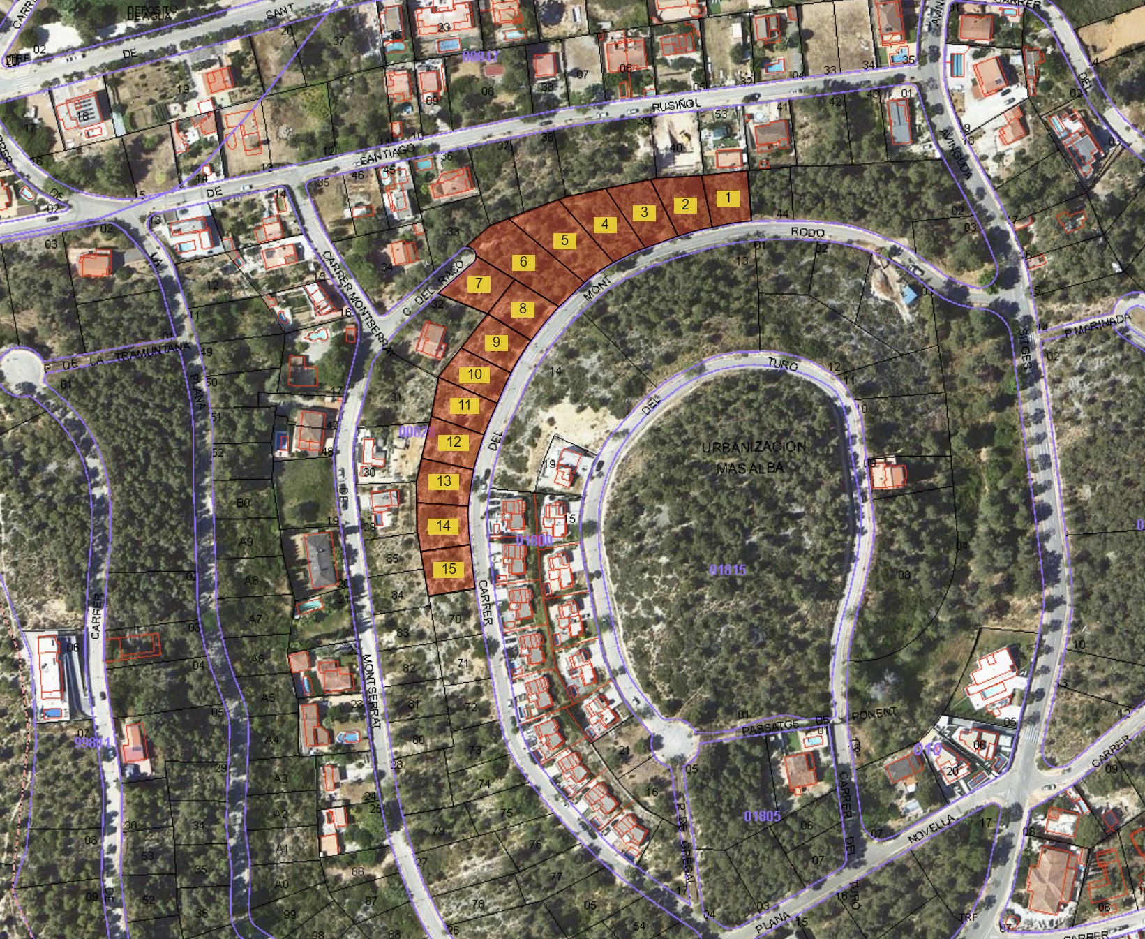 Urban ground for sale in calle Mont Rodo