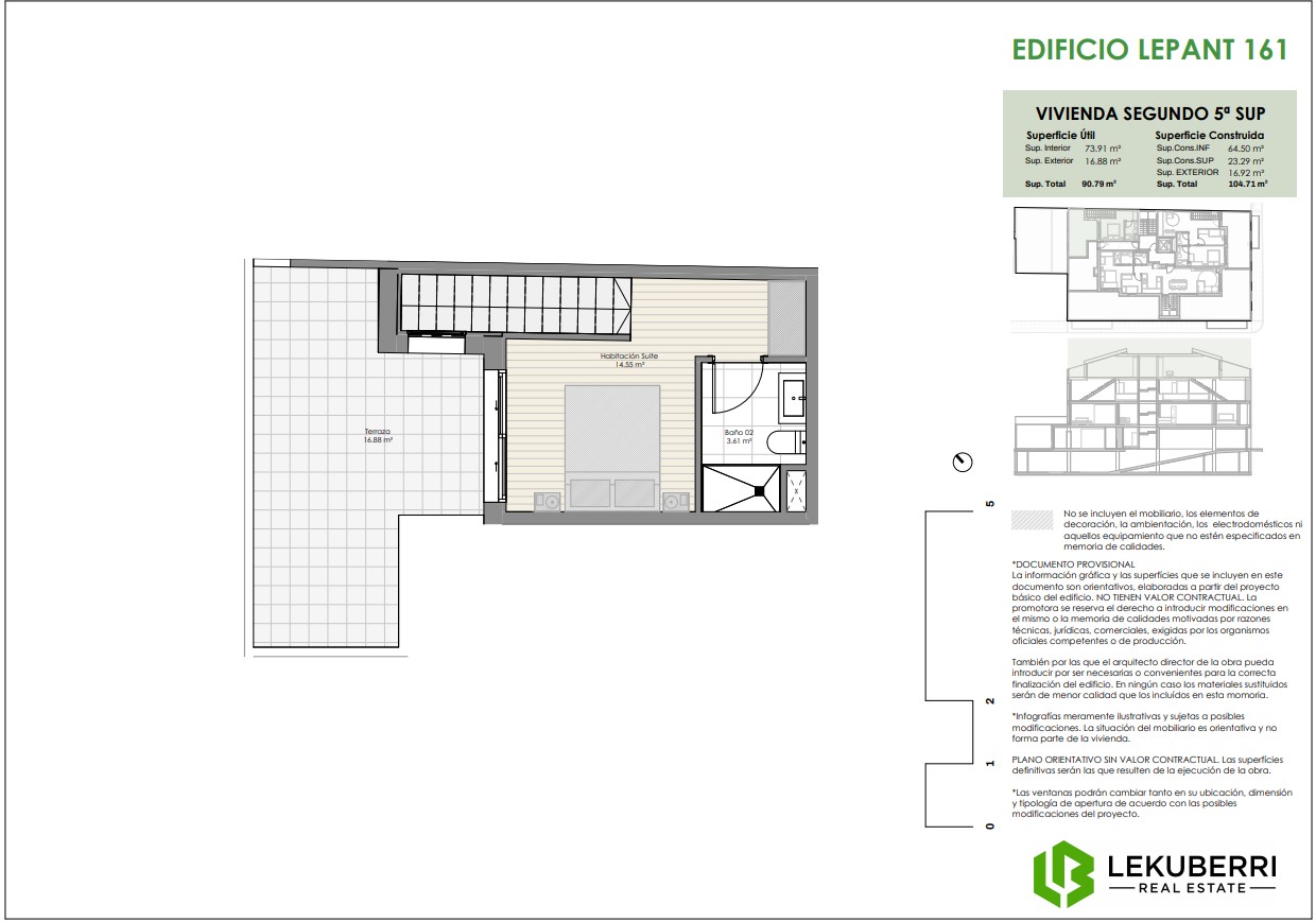 Flat for sale in calle Lepant 