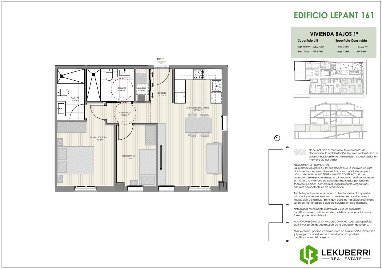 Flat for sale in calle Lepant 