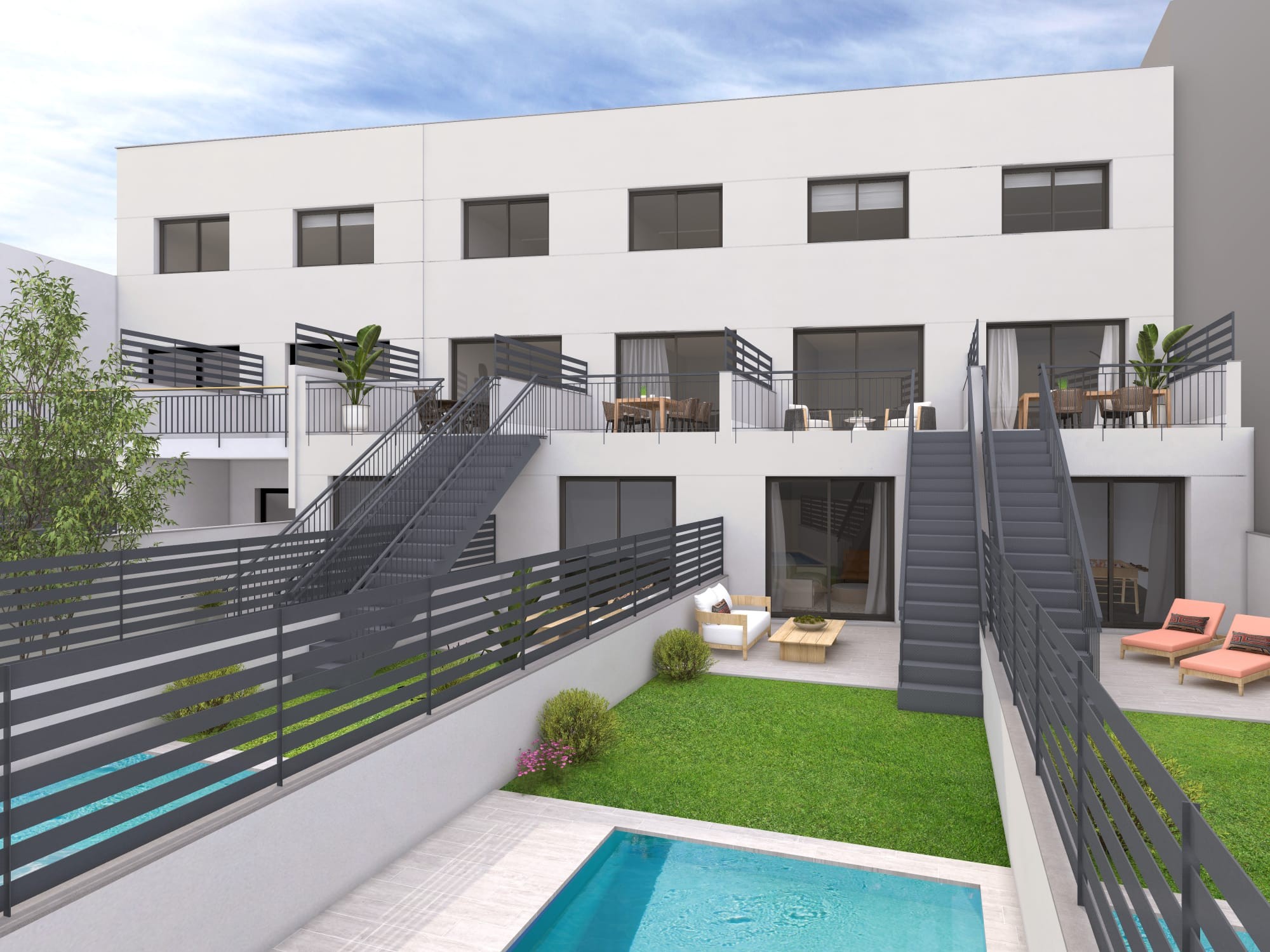 Chalet pareado en venta en calle Francesc Macià