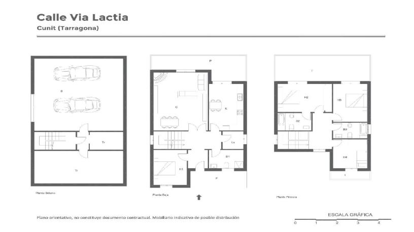 Chalet adosado en venta en calle Via Lactea