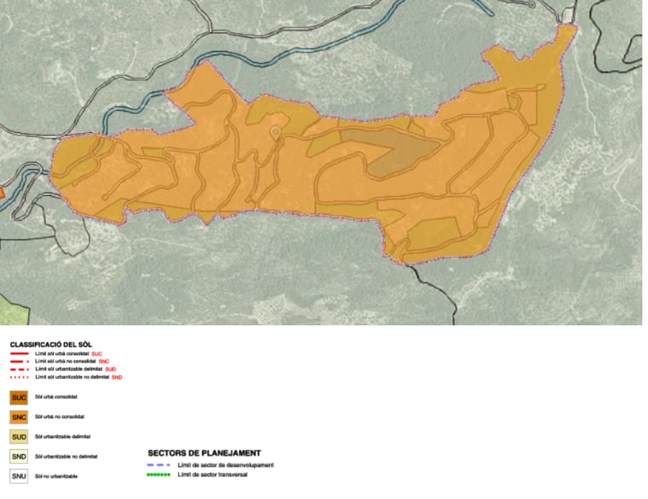 Terreno urbanizable en venta en ptda Coll de L´alba