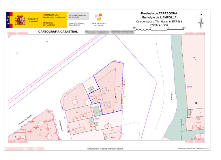 Promotion of Garages, Barranc de la Cervera, Ampolla (l)