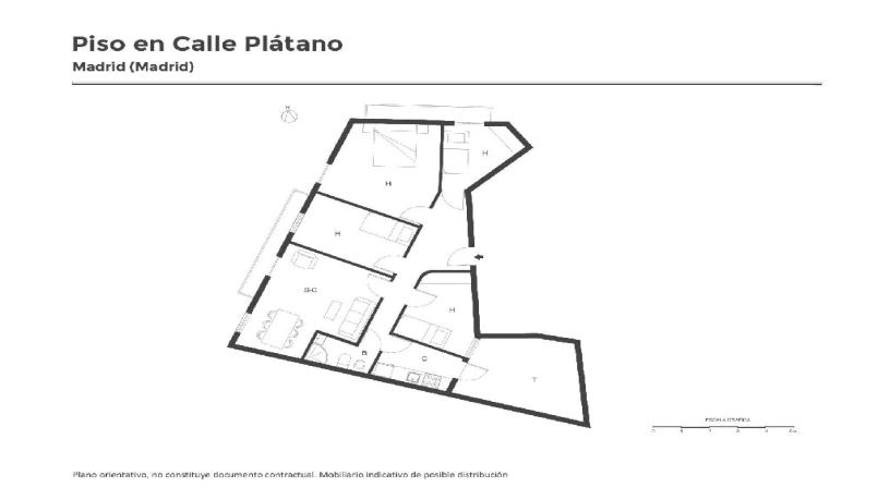 Piso en venta en calle Platano
