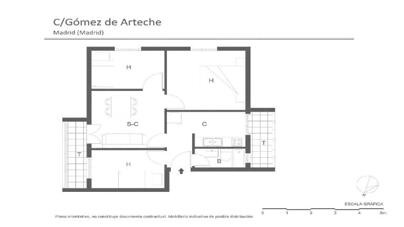 Piso en venta en calle Gomez de Arteche