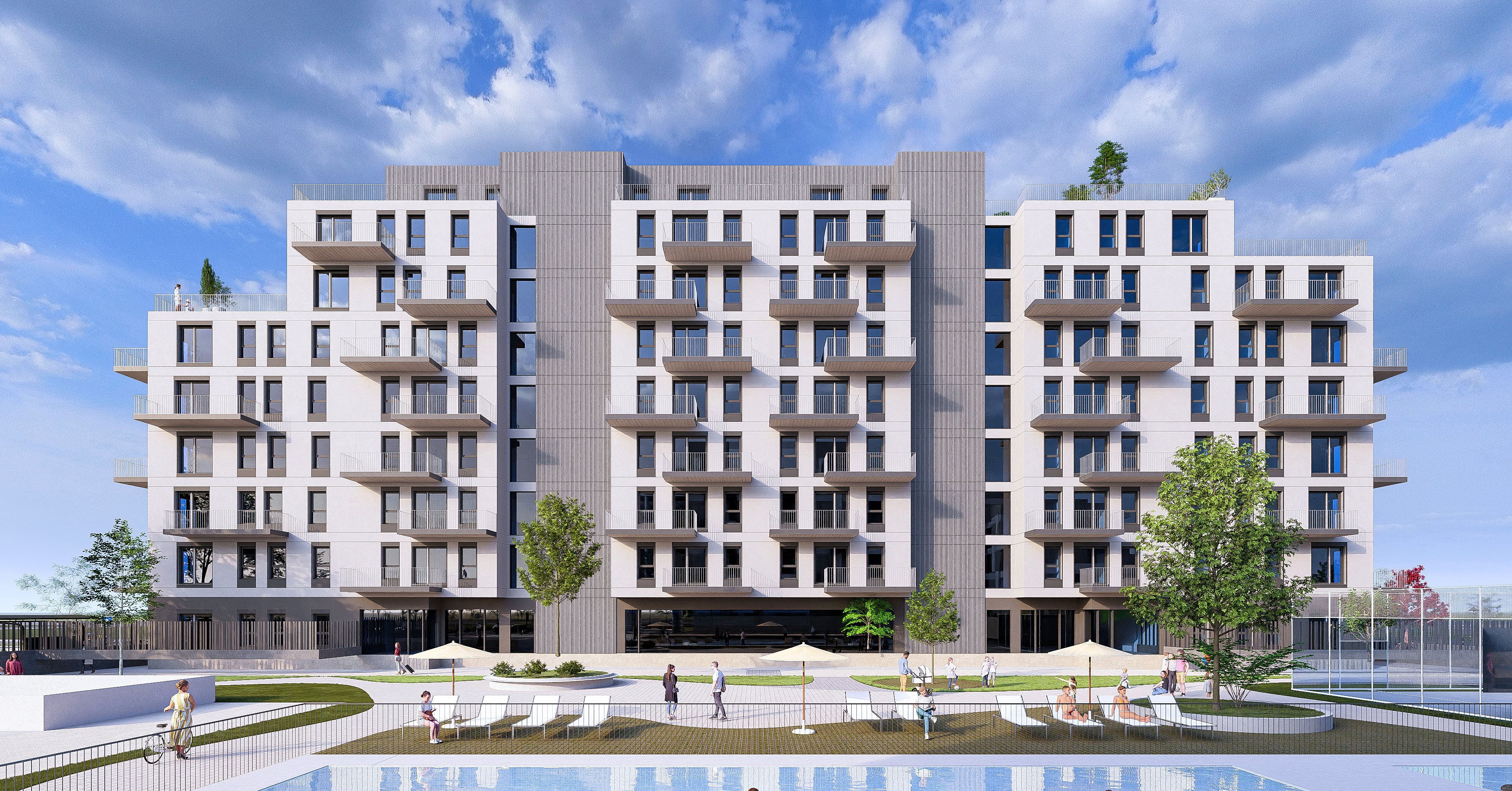 Flat 2 bedrooms + 1 bathroom