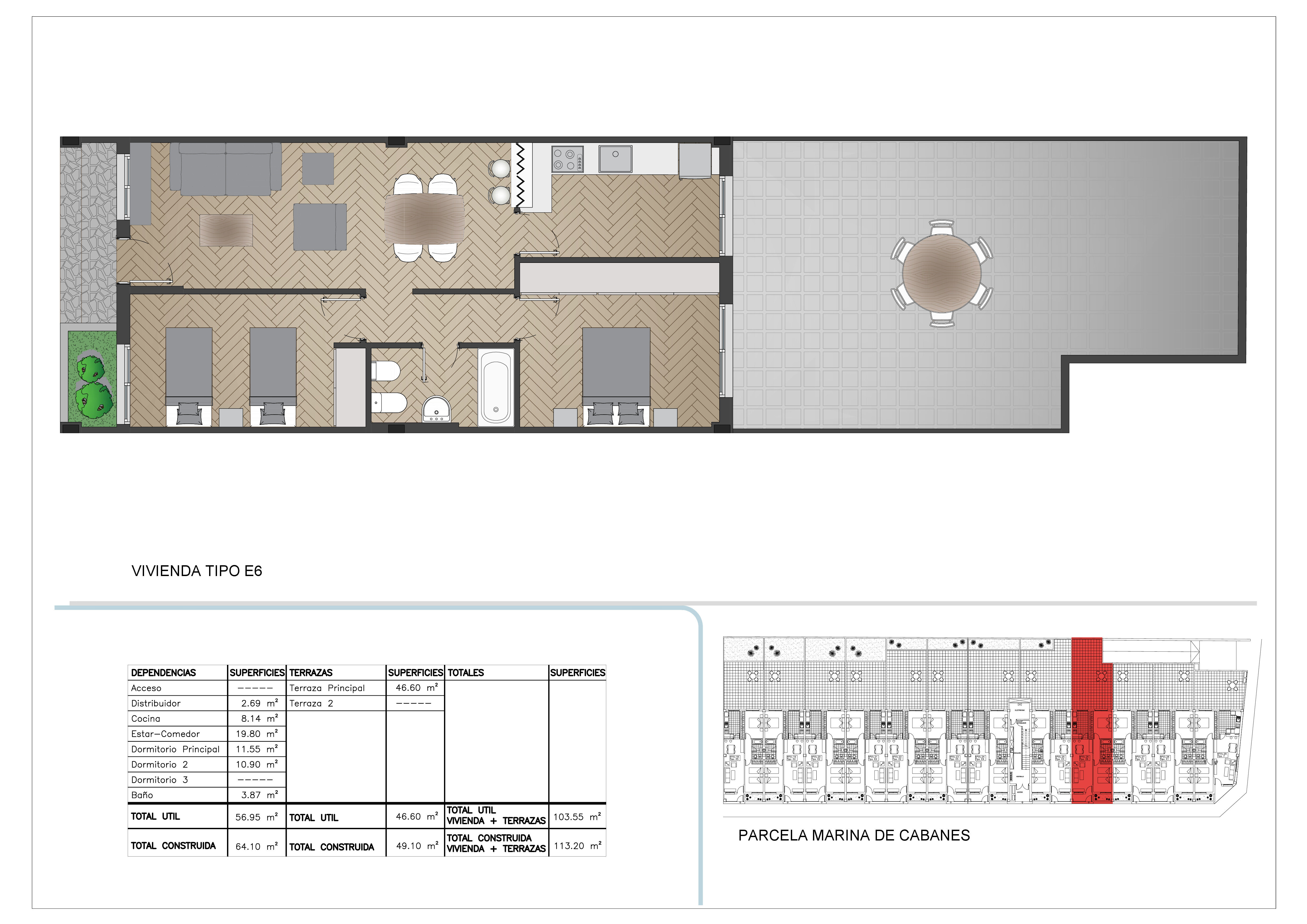 Piso en calle Perxets, Cabanes, Castellón