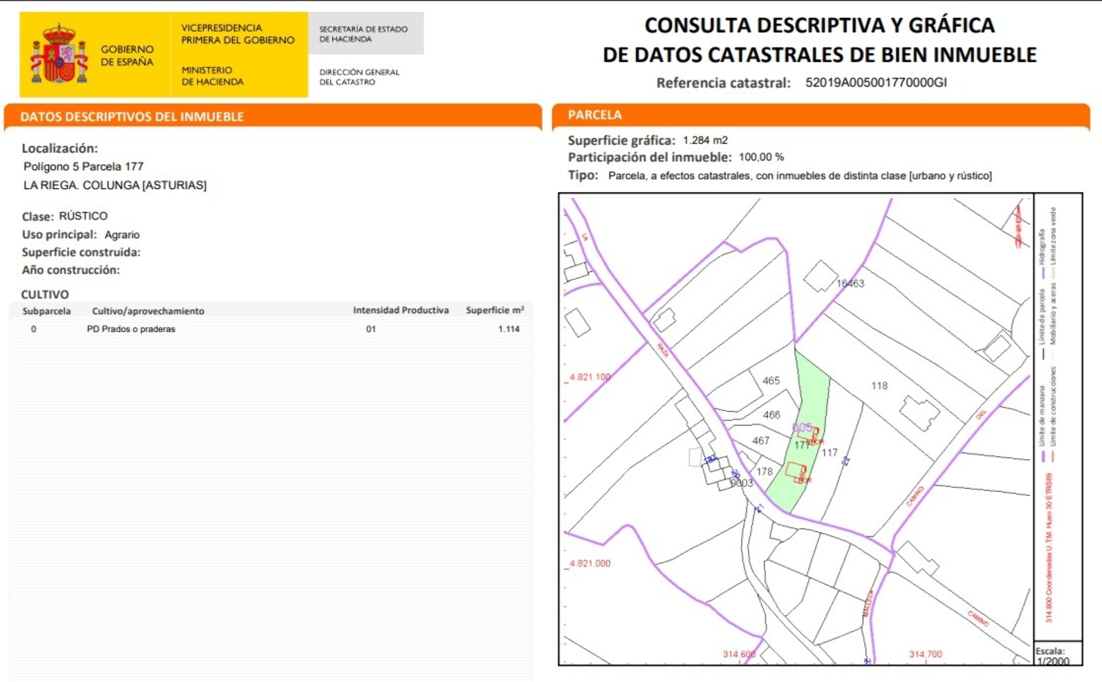 Work stopped for sale in csrio Caserio la Rasa, Parcela 117-a