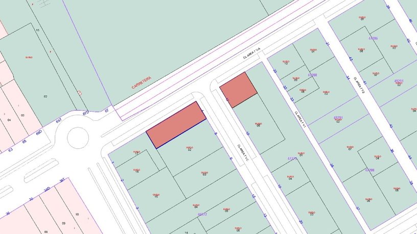 Terreno urbanizable en venta en calle Area 7   V.c