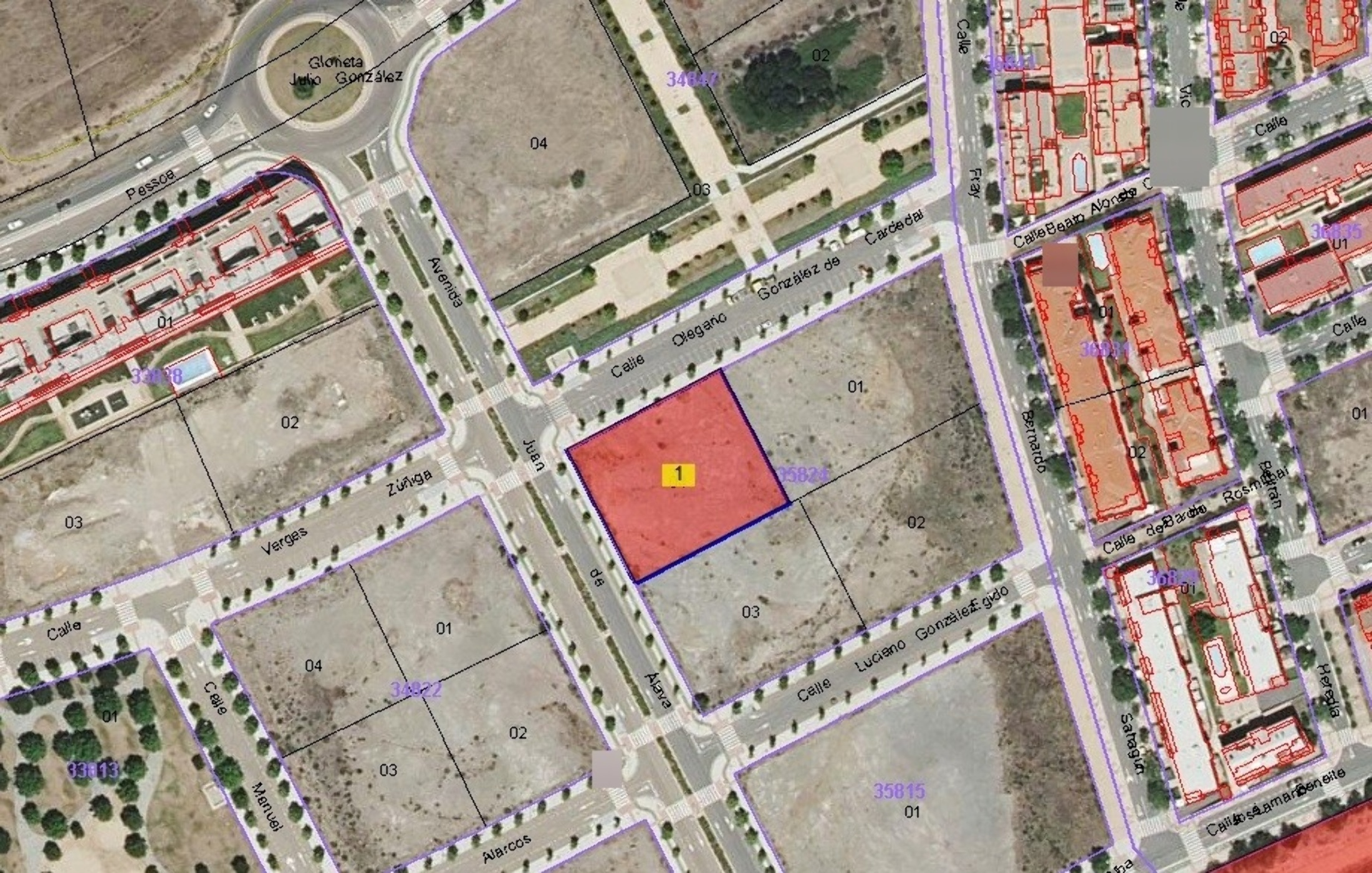 Urban ground for sale in calle Olegario Gonzalezcardenal