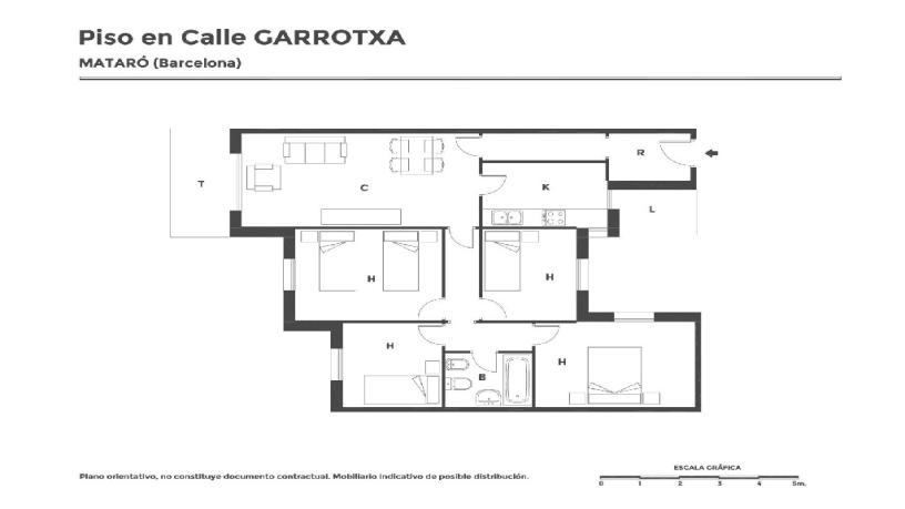 Flat for sale in calle Garrotxa