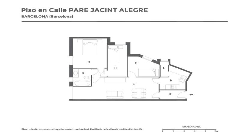Flat for sale in calle Pare Jacint Alegre