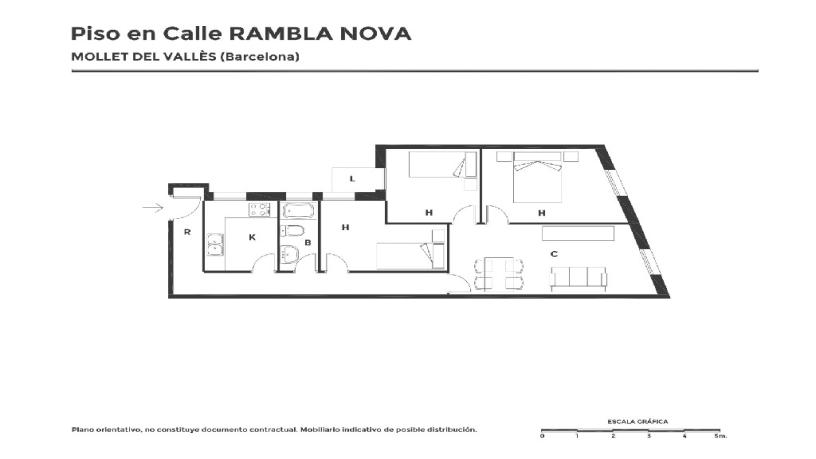Piso en venta en rbla Nova