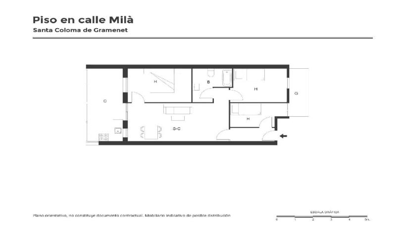 Piso en venta en calle Mila