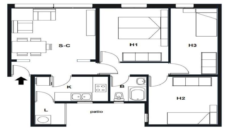 Flat for sale in calle Conca