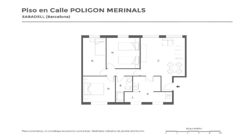 Piso en venta en polig Arrahona Merinals