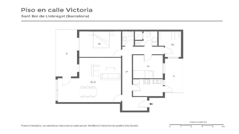 Flat for sale in calle Victoria