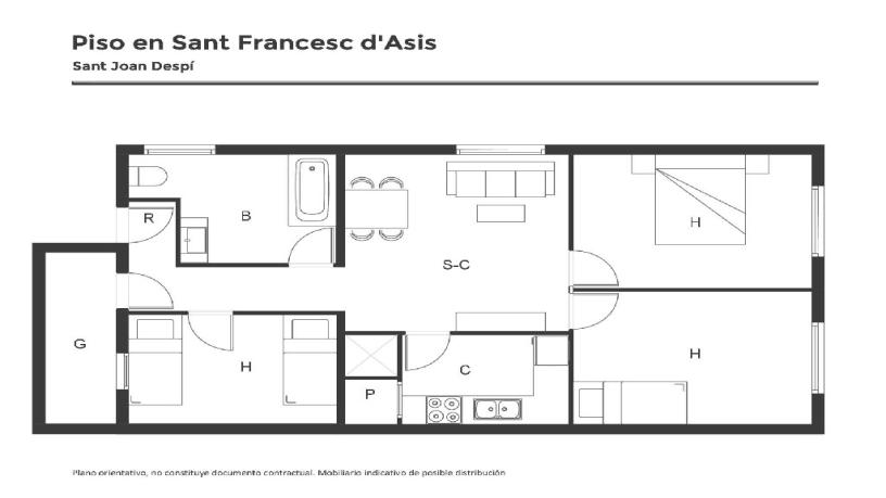 Flat for sale in calle Sant Francesc D'assis