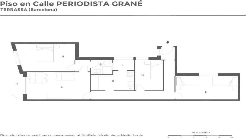 Flat for sale in calle Periodista Grane