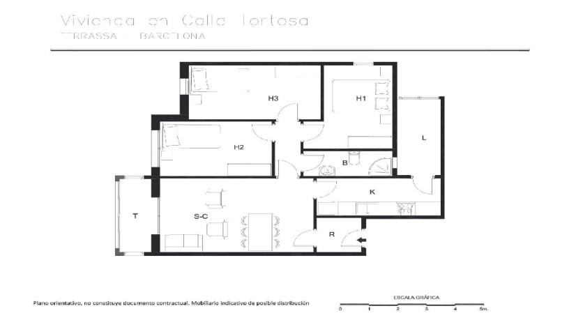 Flat for sale in calle Tortosa