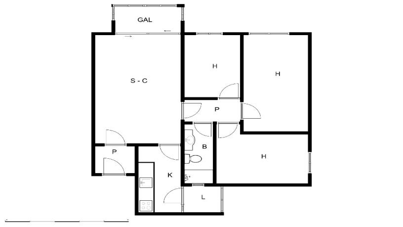 Flat for sale in calle Tortosa