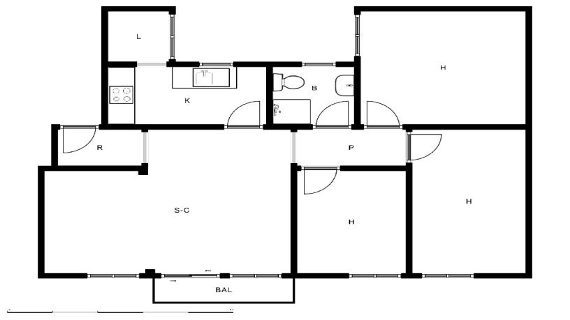 Flat for sale in calle Santa Cecilia