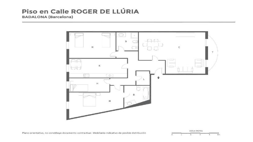 Piso en venta en calle Roger de Lluria
